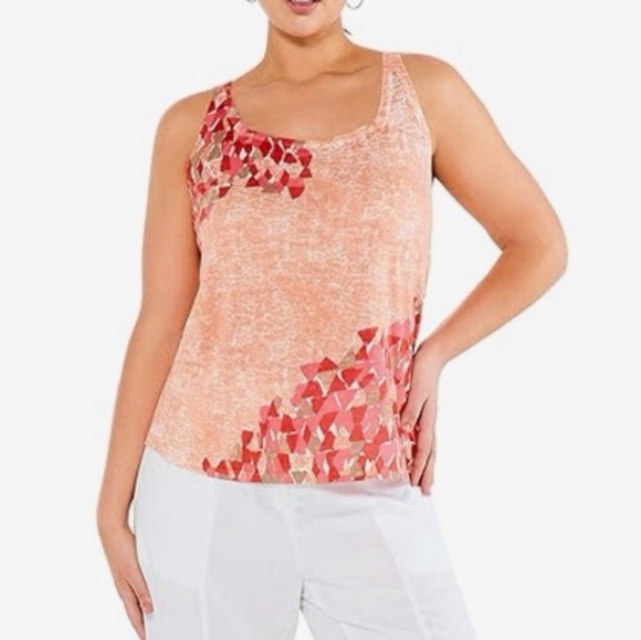 NIC+ZOE Tops - NWT NIC+ZOE SUN BURST TANK TOP SIZE XL